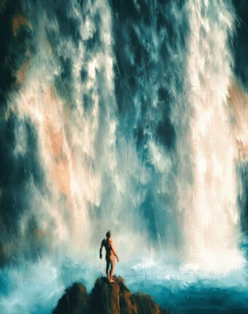 Celestial waterfall