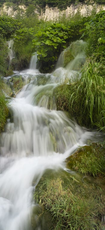 Pure Flow Waterfall - The Plitvice Lake
