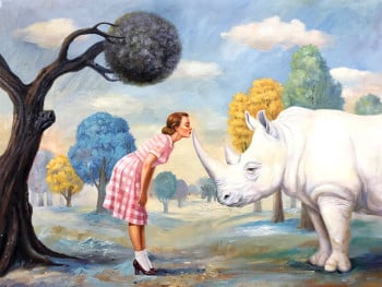 Alice and the White Rhinoceros