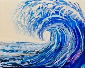 Rupture | Abstract Ocean Wave