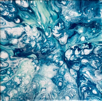 Reef | (blue ocean abstract 2)