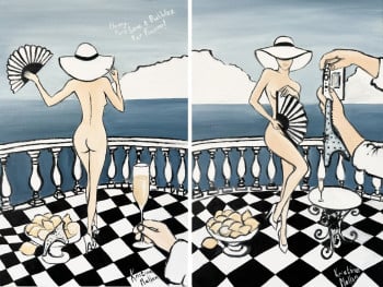 Diptych: Morning bliss on the Amalfi Coast