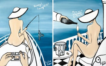 Diptych: La Dolce Escape