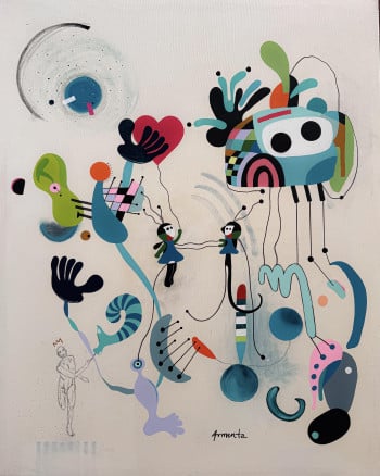 Beginning Again explores renewal through symbols, playful forms, connection, memory, and the courage to restart.