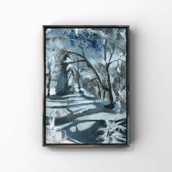 Snowy Hokkaido Landscape