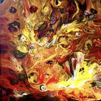 Irresistible – Abstract Fire Painting