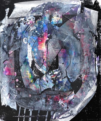Looking Out is a rich, complex composition that evokes mystery in an abstract realm