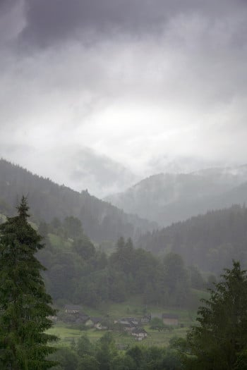 Rain over the Mountains