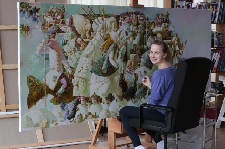 original anna berezovskaya paintings for sale