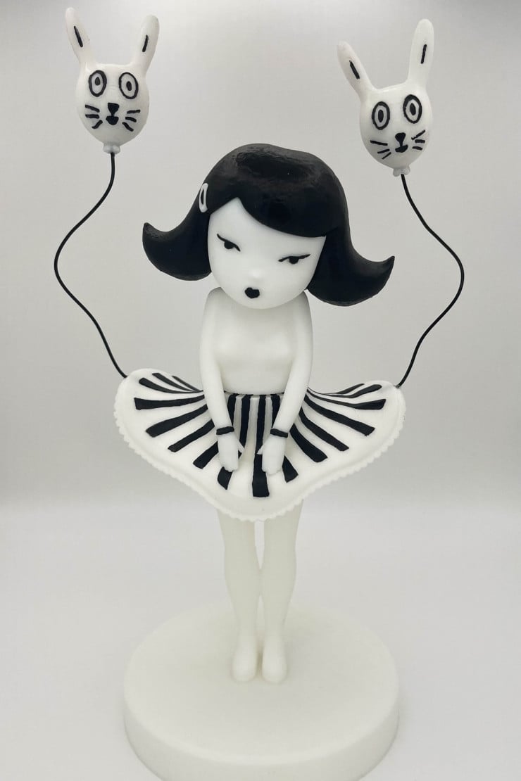 BUNNY POP 好き collectible toy hand painted