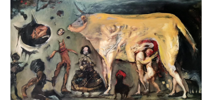 The judgment of Paris as a cow