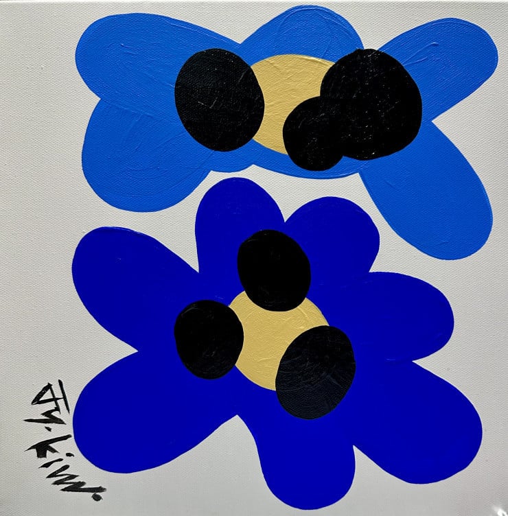 Blue Flowers-N001